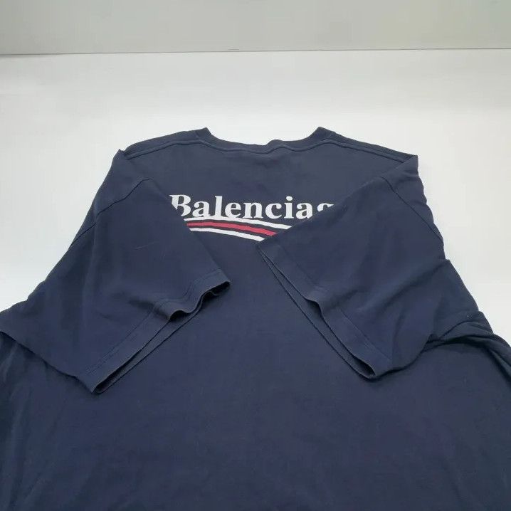 Balenciaga Balenciaga Blue Short Sleeve T-Shirt for Men Size US XXS / EU 40 - 19 Thumbnail
