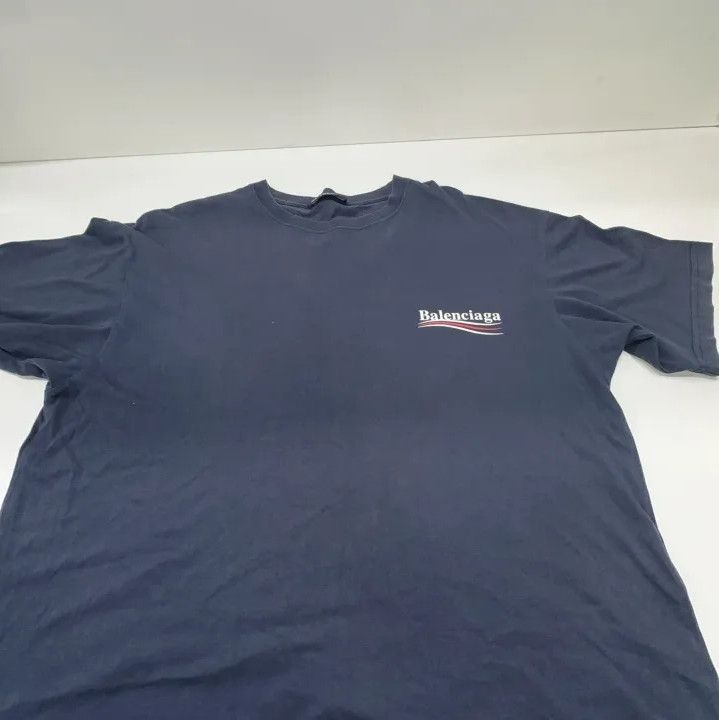 Balenciaga Balenciaga Blue Short Sleeve T-Shirt for Men Size US XXS / EU 40 - 9 Thumbnail