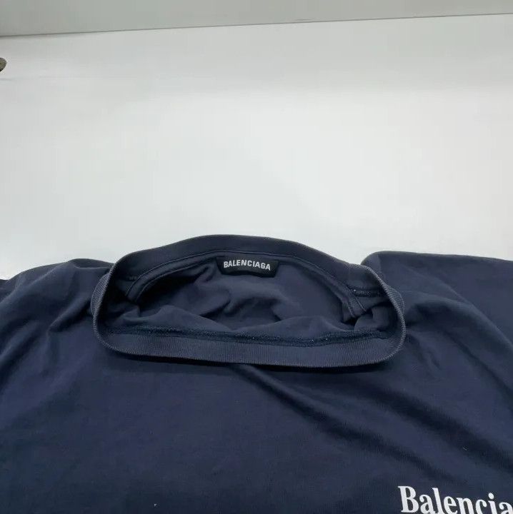 Balenciaga Balenciaga Blue Short Sleeve T-Shirt for Men Size US XXS / EU 40 - 7 Thumbnail