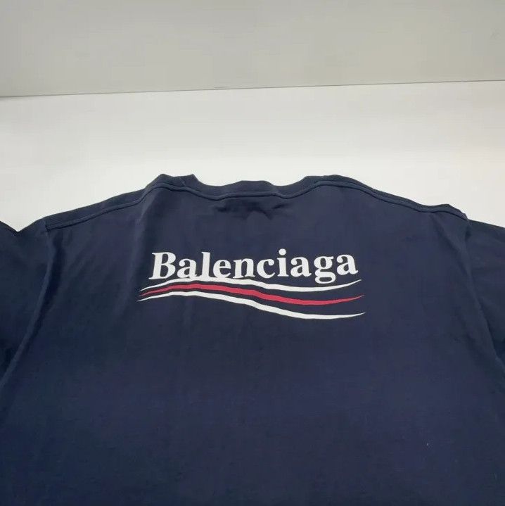 Balenciaga Balenciaga Blue Short Sleeve T-Shirt for Men Size US XXS / EU 40 - 20 Thumbnail