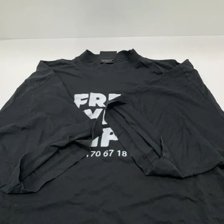 Balenciaga Balenciaga Black Graphic Short Sleeve T-Shirt Size US M / EU 48-50 / 2 - 12 Thumbnail