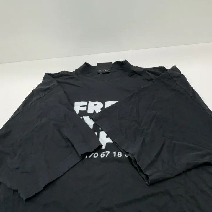 Balenciaga Balenciaga Black Graphic Short Sleeve T-Shirt Size US M / EU 48-50 / 2 - 11 Thumbnail