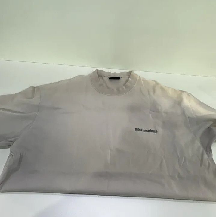 Balenciaga Balenciaga Gray Crew Neck T-Shirt for Men Size US M / EU 48-50 / 2 - 10 Thumbnail