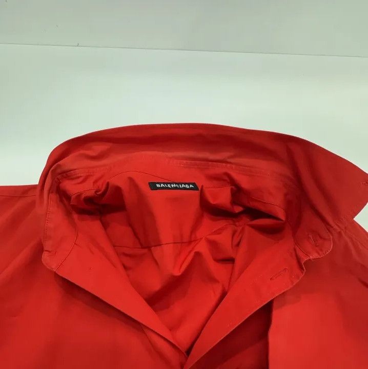 Balenciaga Balenciaga Red Long Sleeve Shirt for Men Size US M / EU 48-50 / 2 - 4 Thumbnail