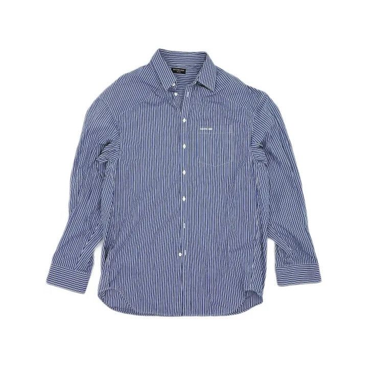 Balenciaga Balenciaga Striped Blue Long Sleeve Shirt Size US S / EU 44-46 / 1 - 2 Thumbnail