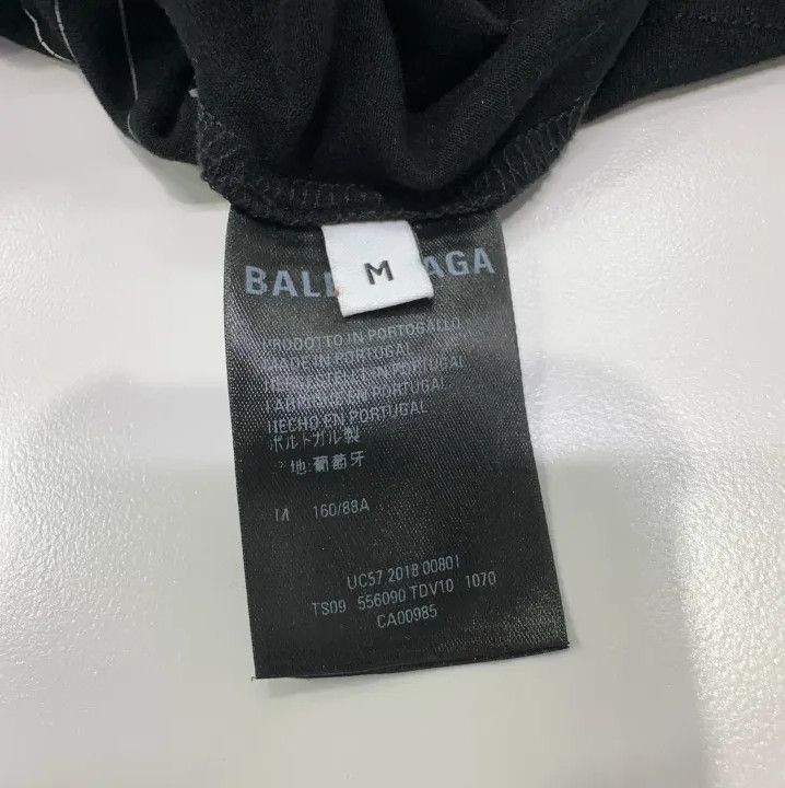 Balenciaga Balenciaga Long Sleeve Stretch Black T-Shirt Size US M / EU 48-50 / 2 - 5 Thumbnail