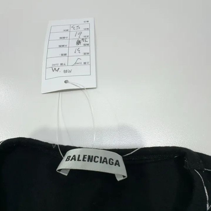 Balenciaga Balenciaga Long Sleeve Stretch Black T-Shirt Size US M / EU 48-50 / 2 - 4 Thumbnail