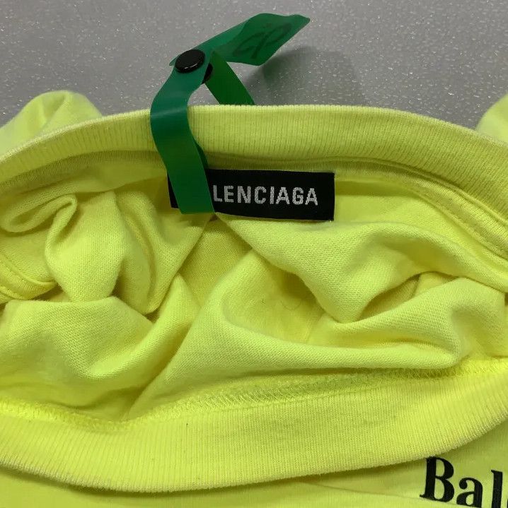 Balenciaga Balenciaga Logo Print Wave Short Sleeve T-Shirt Size US XS / EU 42 / 0 - 7 Thumbnail