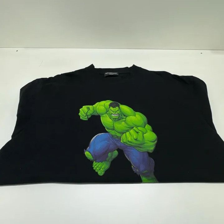 Balenciaga Balenciaga Hulk Graphic T-Shirt for Couples Size US S / EU 44-46 / 1 - 9 Thumbnail
