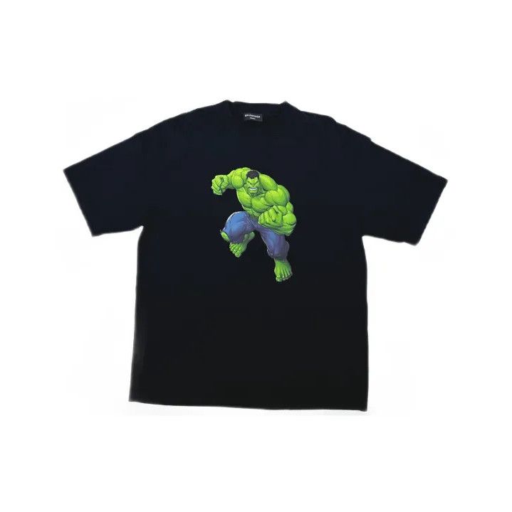 Balenciaga Balenciaga Hulk Graphic T-Shirt for Couples Size US S / EU 44-46 / 1 - 2 Thumbnail