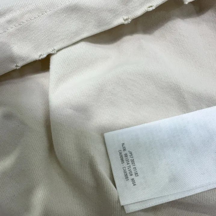 Balenciaga Balenciaga White Logo Print Short Sleeve T-Shirt Size US M / EU 48-50 / 2 - 5 Thumbnail