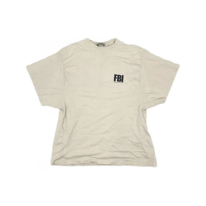 Balenciaga Balenciaga White Logo Print Short Sleeve T-Shirt Size US M / EU 48-50 / 2 - 2 Thumbnail