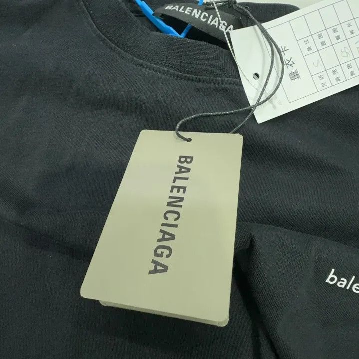 Balenciaga Balenciaga Classic Logo Black T-Shirt Size US S / EU 44-46 / 1 - 6 Thumbnail