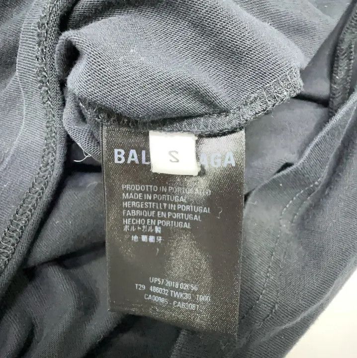 Balenciaga Balenciaga Classic Logo Black T-Shirt Size US S / EU 44-46 / 1 - 17 Thumbnail