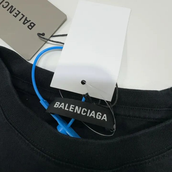 Balenciaga Balenciaga Classic Logo Black T-Shirt Size US S / EU 44-46 / 1 - 5 Thumbnail