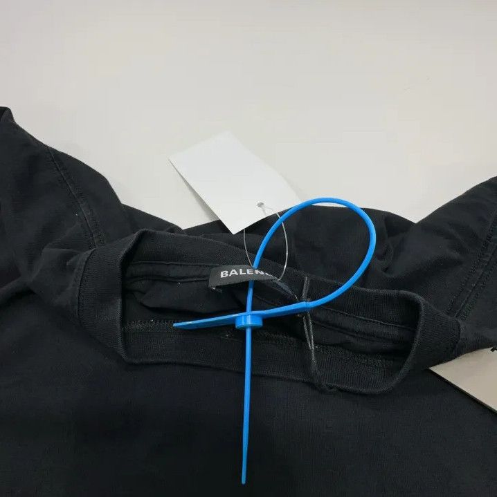 Balenciaga Balenciaga Classic Logo Black T-Shirt Size US S / EU 44-46 / 1 - 7 Thumbnail