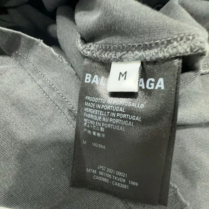 Balenciaga Balenciaga Black Vintage Print Short Sleeve T-Shirt Size US M / EU 48-50 / 2 - 4 Thumbnail