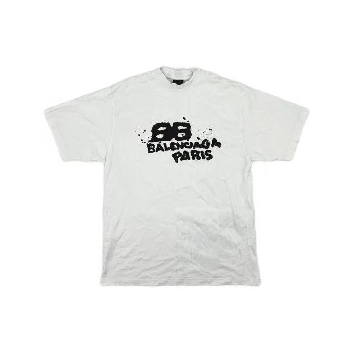 Balenciaga Balenciaga SS23 Letter Print White T-Shirt Size US XS / EU 42 / 0 - 2 Thumbnail