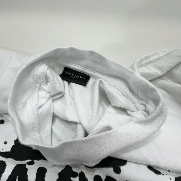 Balenciaga Balenciaga SS23 Letter Print White T-Shirt Size US XS / EU 42 / 0 - 9 Thumbnail
