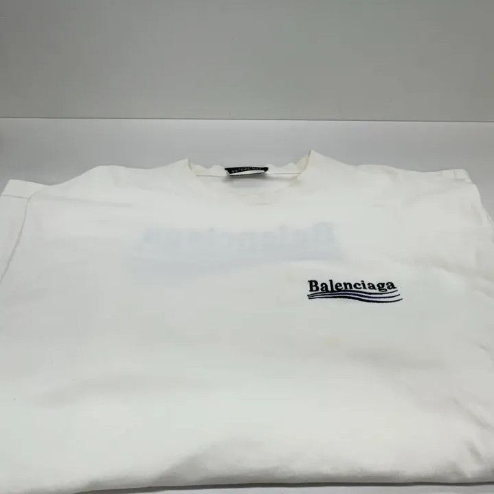 Balenciaga Balenciaga Versatile Black-Blue Short Sleeve Shirt Size US M / EU 48-50 / 2 - 8 Thumbnail