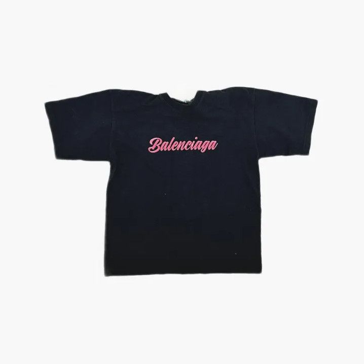 Balenciaga Balenciaga Logo Print Black Short Sleeve T-Shirt Size US S / EU 44-46 / 1 - 3 Thumbnail