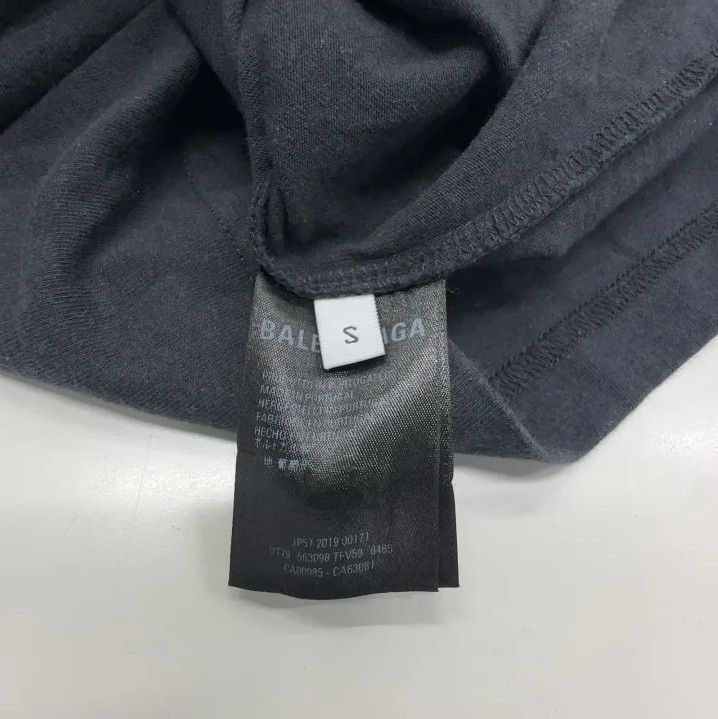 Balenciaga Balenciaga Logo Print Black Short Sleeve T-Shirt Size US S / EU 44-46 / 1 - 5 Thumbnail