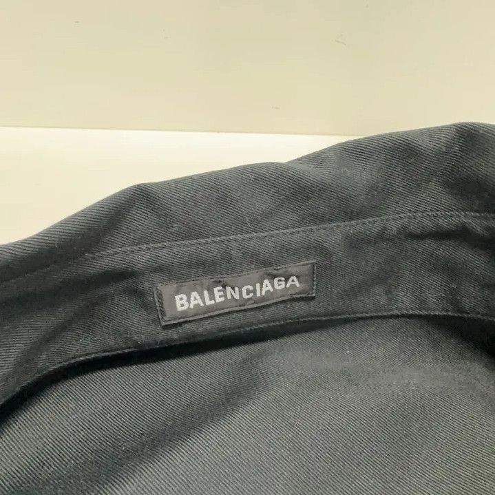 Balenciaga Balenciaga Long Sleeve Logo Shirt for Men Size US M / EU 48-50 / 2 - 5 Thumbnail