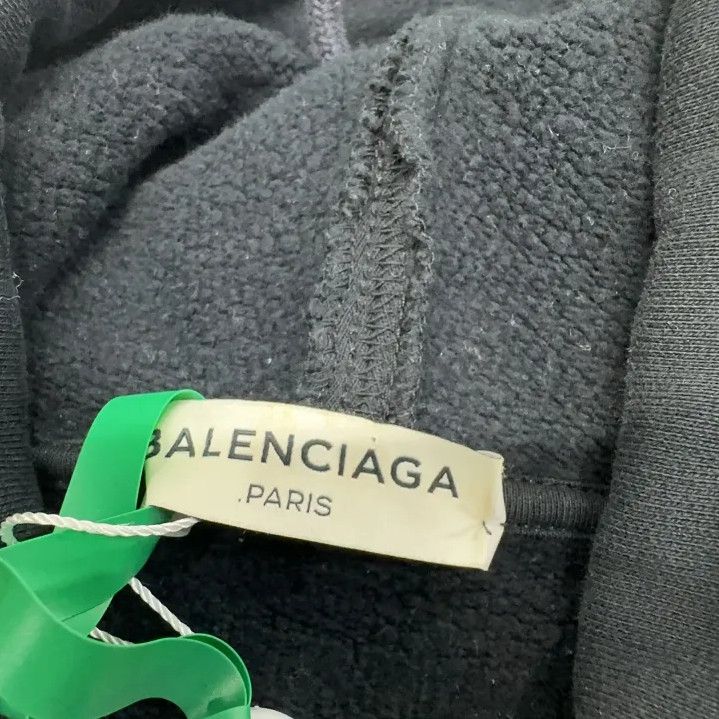 Balenciaga Balenciaga Oversized Hooded Zip-Up Sweatshirt Size US XS / EU 42 / 0 - 6 Thumbnail
