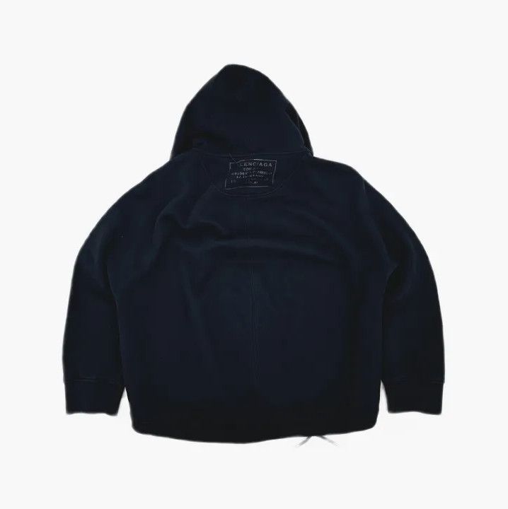 Balenciaga Balenciaga Oversized Hooded Zip-Up Sweatshirt Size US XS / EU 42 / 0 - 3 Thumbnail