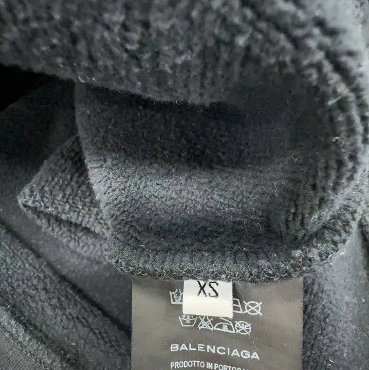 Balenciaga Balenciaga Oversized Hooded Zip-Up Sweatshirt Size US XS / EU 42 / 0 - 4 Thumbnail