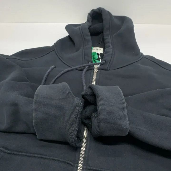 Balenciaga Balenciaga Oversized Hooded Zip-Up Sweatshirt Size US XS / EU 42 / 0 - 13 Thumbnail