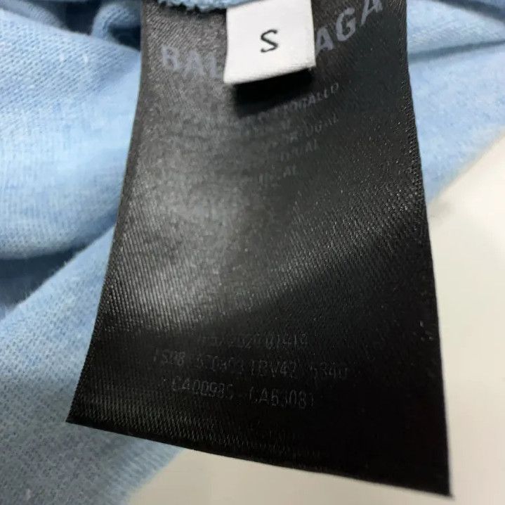 Balenciaga Balenciaga Casual Short-Sleeve T-Shirt in North Carolina Blue Size US S / EU 44-46 / 1 - 5 Thumbnail