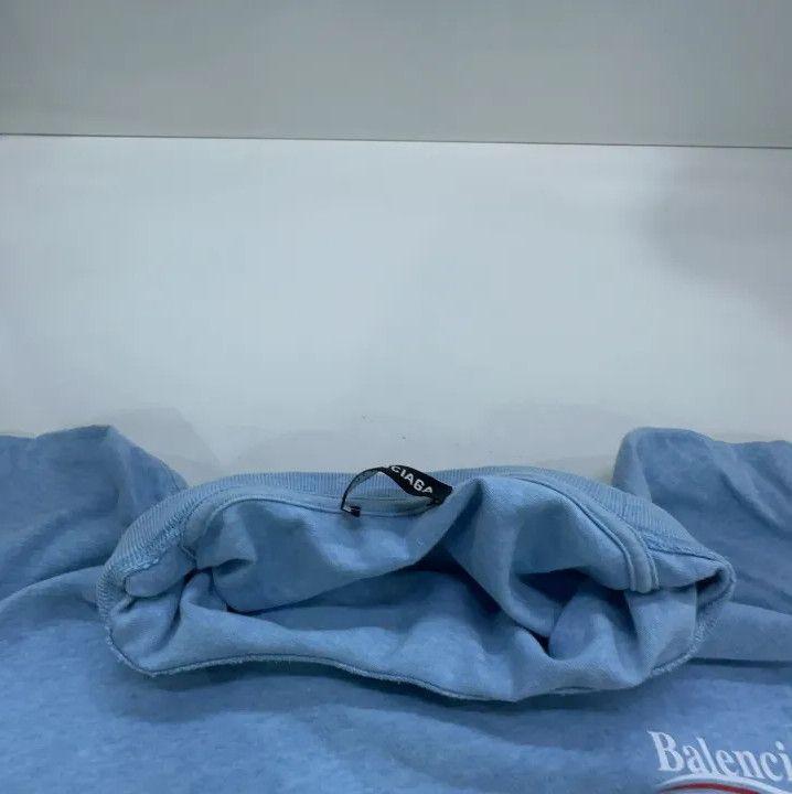 Balenciaga Balenciaga Casual Short-Sleeve T-Shirt in North Carolina Blue Size US S / EU 44-46 / 1 - 7 Thumbnail