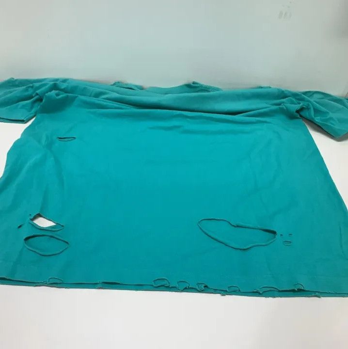 Balenciaga Balenciaga Distressed Logo Short Sleeve T-Shirt Size US XS / EU 42 / 0 - 12 Thumbnail