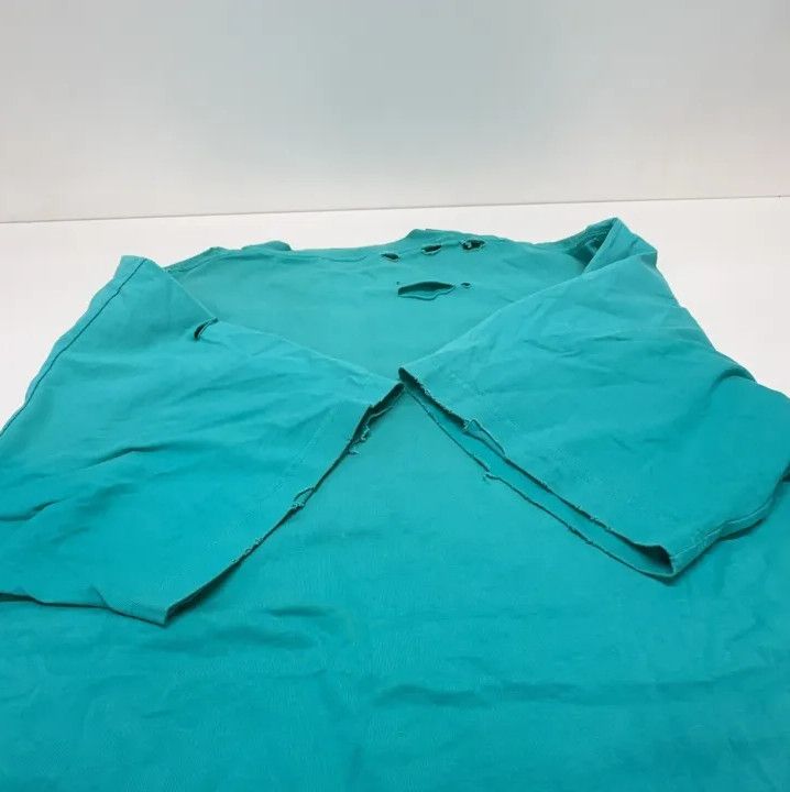Balenciaga Balenciaga Distressed Logo Short Sleeve T-Shirt Size US XS / EU 42 / 0 - 13 Thumbnail