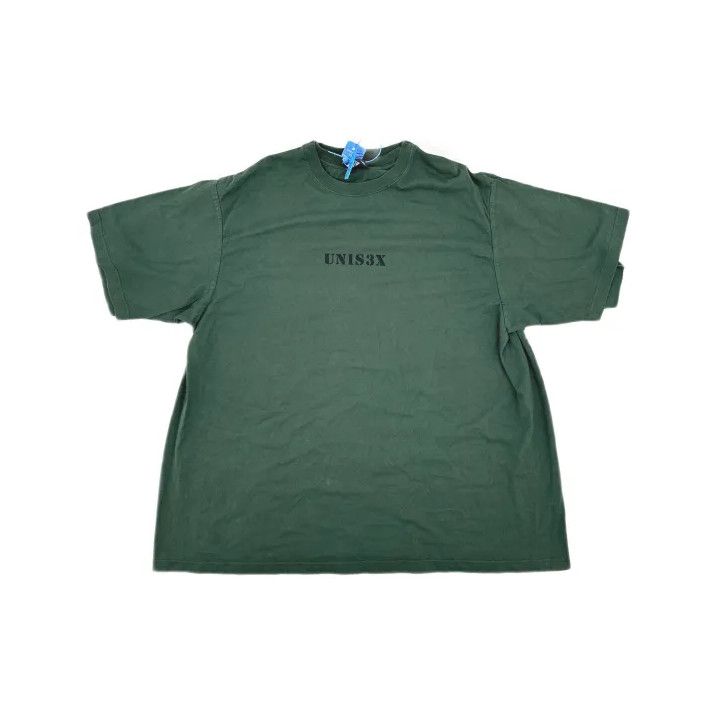 Balenciaga Balenciaga Green Logo Crew Neck T-Shirt Size US S / EU 44-46 / 1 - 2 Thumbnail