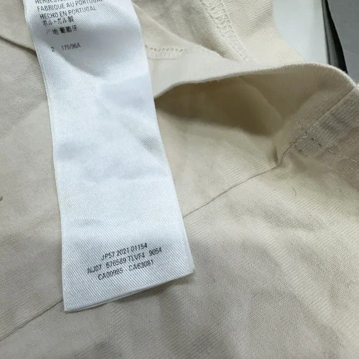 Balenciaga Balenciaga Beige Graphic Round Neck Short Sleeve T-Shirt Size US M / EU 48-50 / 2 - 6 Thumbnail