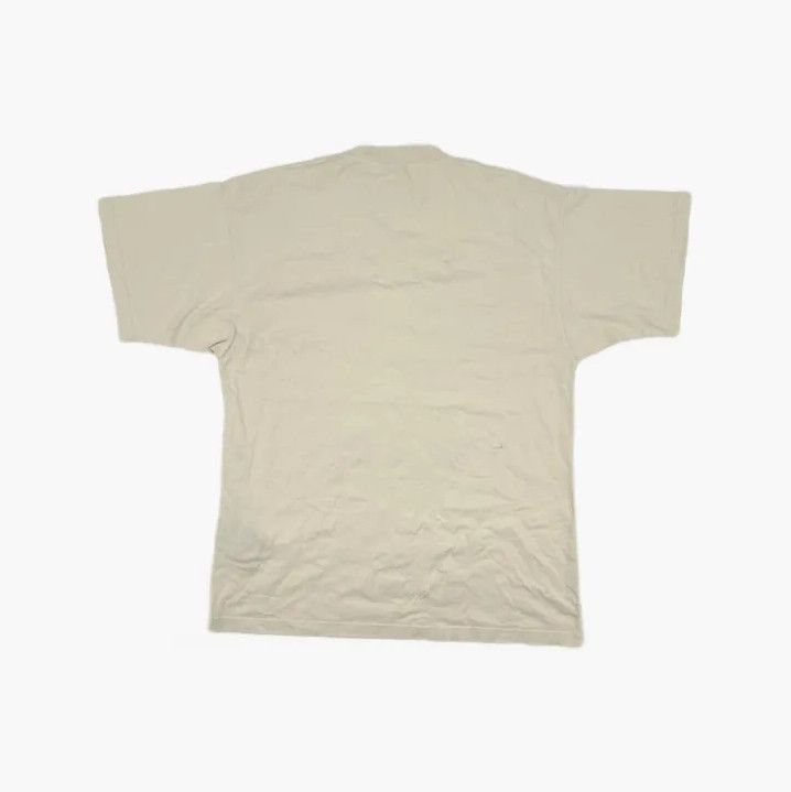 Balenciaga Balenciaga Beige Graphic Round Neck Short Sleeve T-Shirt Size US M / EU 48-50 / 2 - 3 Thumbnail