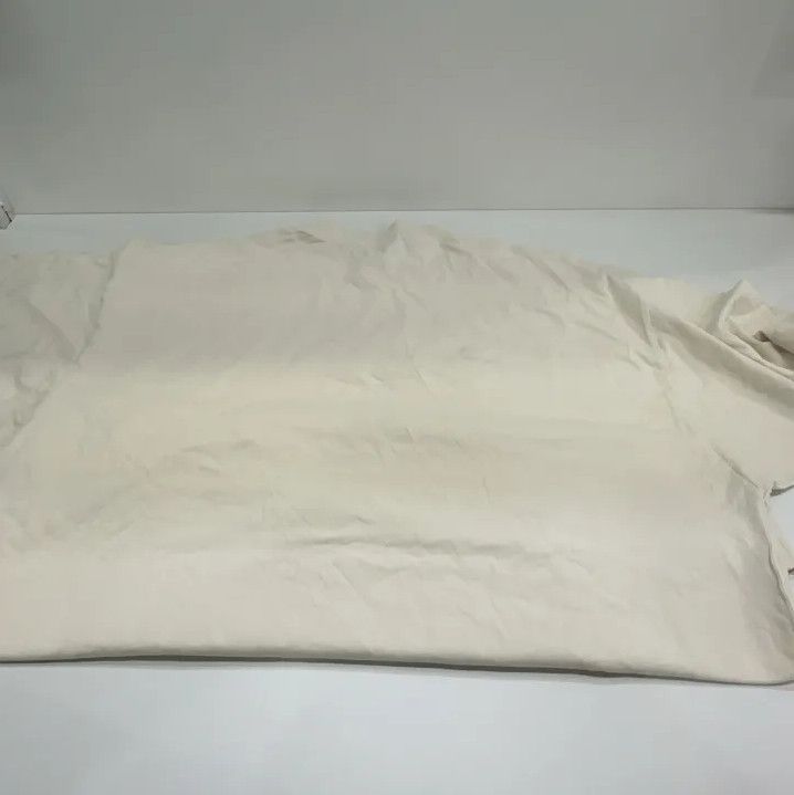Balenciaga Balenciaga Beige Graphic Round Neck Short Sleeve T-Shirt Size US M / EU 48-50 / 2 - 14 Thumbnail