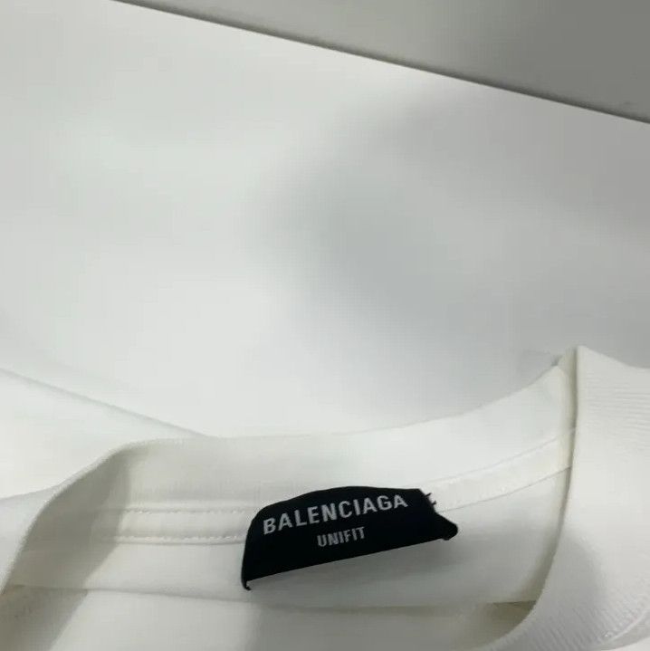 Balenciaga Balenciaga Logo White Short Sleeve T-Shirt Size US XS / EU 42 / 0 - 6 Thumbnail