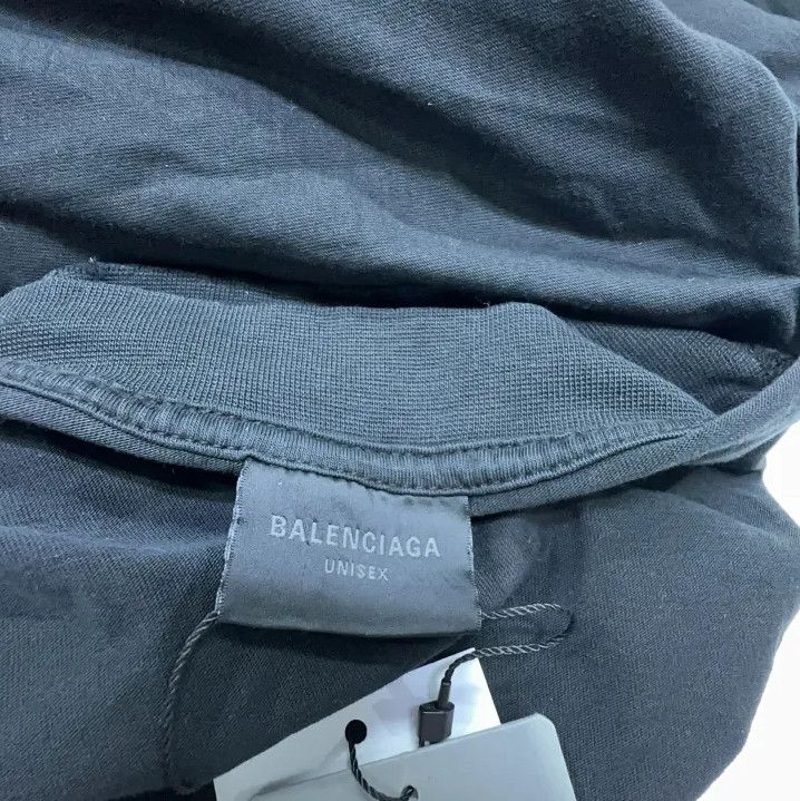 Balenciaga Balenciaga Black Batwing Short Sleeve T-Shirt Size US XXS / EU 40 - 7 Thumbnail