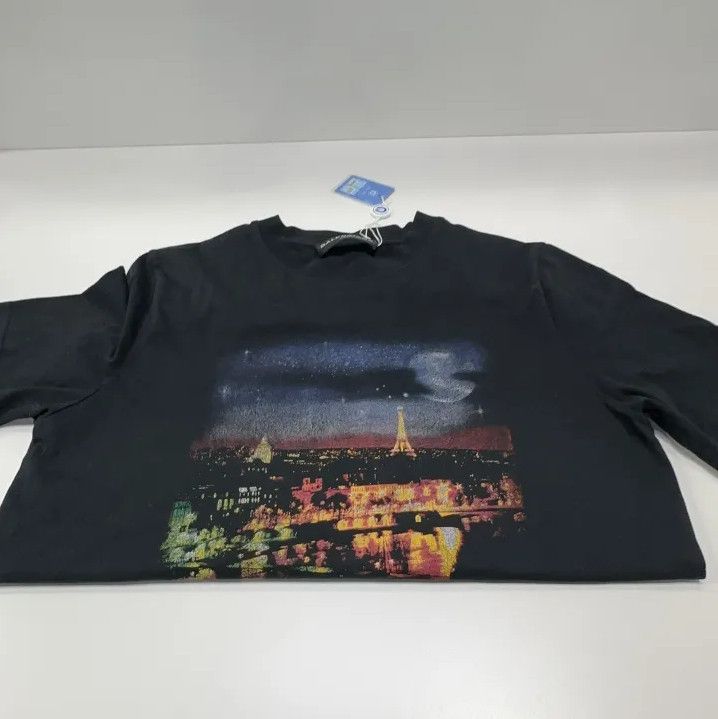 Balenciaga Balenciaga Night Paris Graphic Short Sleeve T-shirt Size US S / EU 44-46 / 1 - 9 Thumbnail