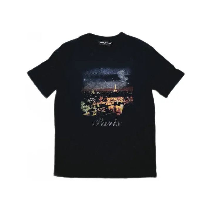 Balenciaga Balenciaga Night Paris Graphic Short Sleeve T-shirt Size US S / EU 44-46 / 1 - 2 Thumbnail