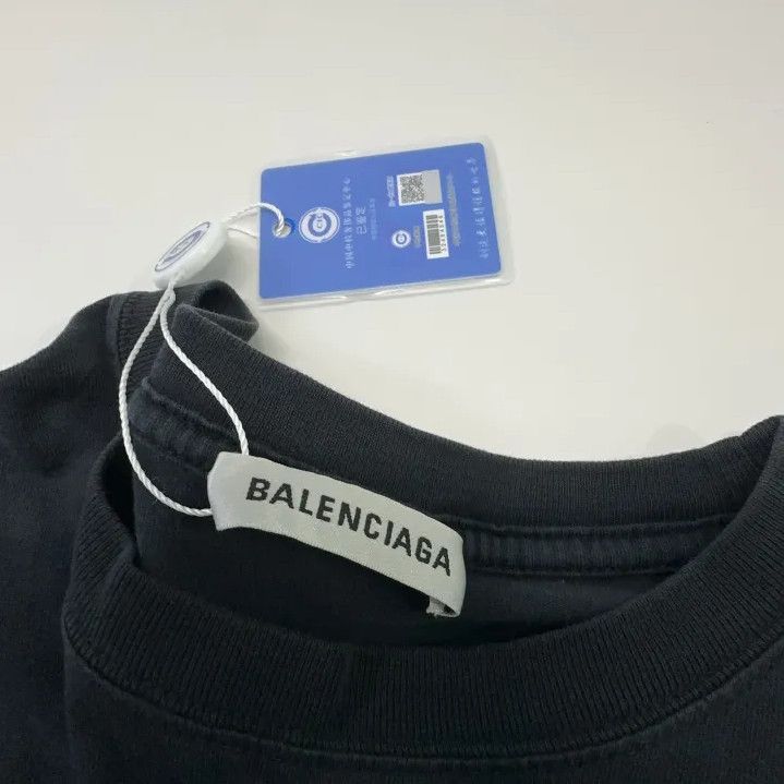 Balenciaga Balenciaga Casual Black Short-Sleeve T-Shirt Size US XS / EU 42 / 0 - 6 Thumbnail