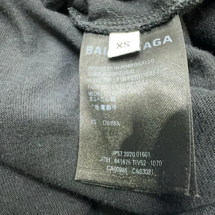 Balenciaga Balenciaga Loose Fit Black Short Sleeve T-Shirt Size US XS / EU 42 / 0 - 5 Thumbnail