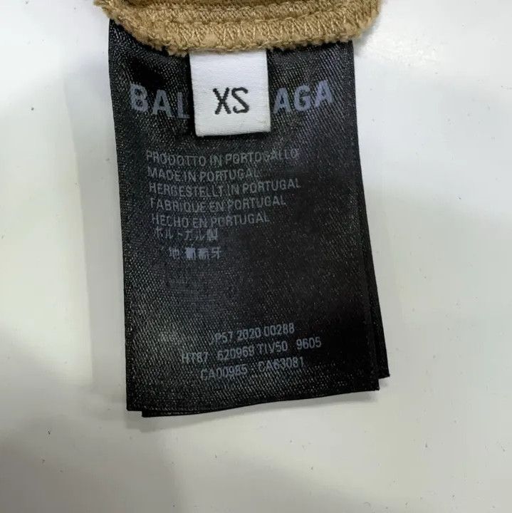 Balenciaga Balenciaga Casual Logo T-Shirt in Khaki Color Size US XS / EU 42 / 0 - 5 Thumbnail