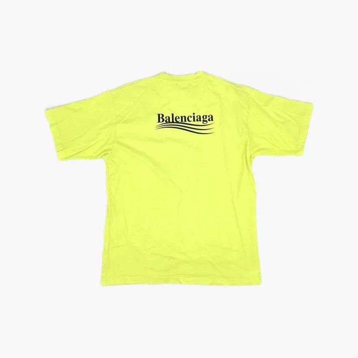 Balenciaga Balenciaga Logo Print Wave Short Sleeve T-Shirt Size US S / EU 44-46 / 1 - 3 Thumbnail