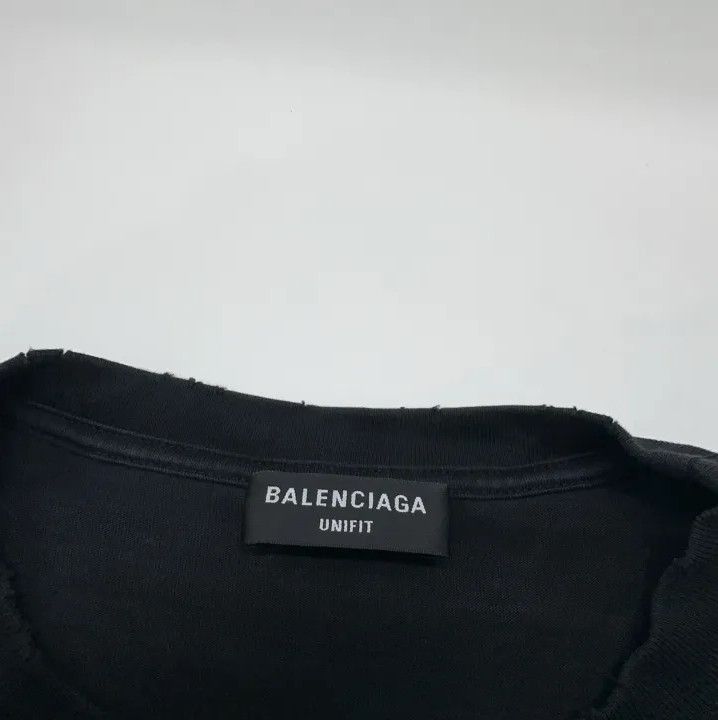 Balenciaga Balenciaga Classic Free Graphic Black T-Shirt Size US XL / EU 56 / 4 - 5 Thumbnail