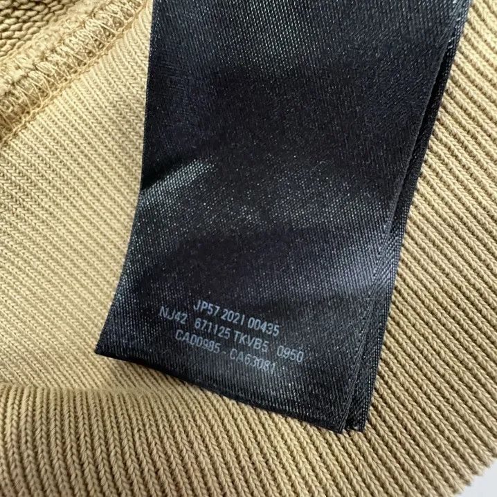 Balenciaga Balenciaga Classic Beige Logo Embroidered Sweatshirt Size US M / EU 48-50 / 2 - 5 Thumbnail