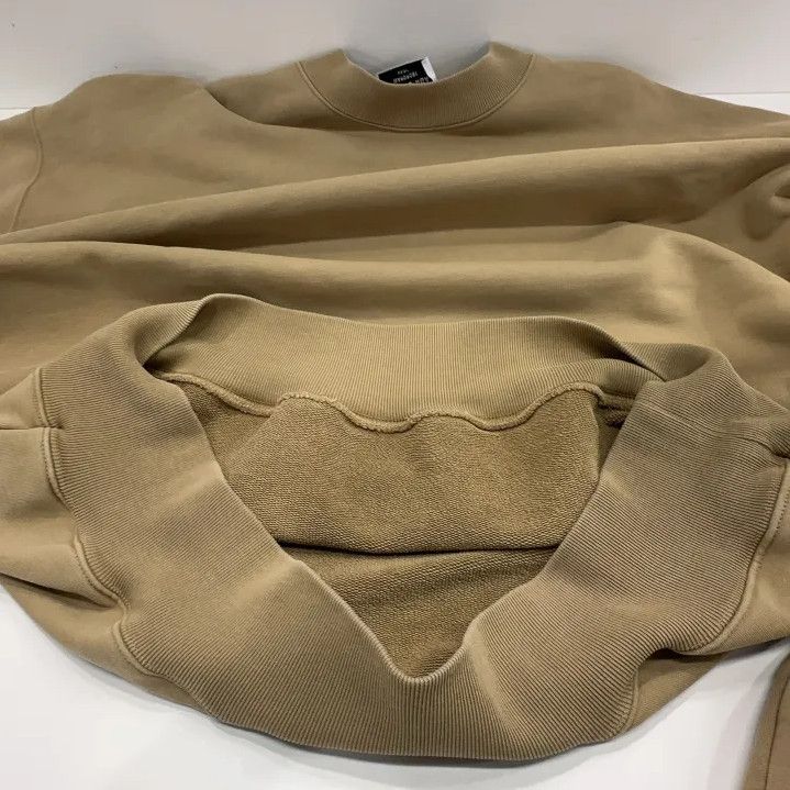 Balenciaga Balenciaga Classic Beige Logo Embroidered Sweatshirt Size US M / EU 48-50 / 2 - 8 Thumbnail